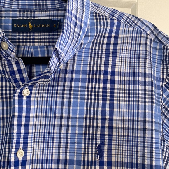 Ralph Lauren Striped Short Sleeve Button Shirt - Size XL - Picture 3 of 8